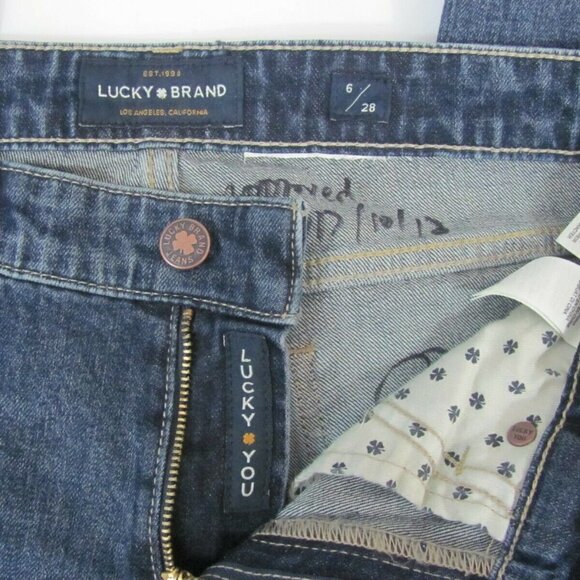 Lucky Brand Jeans Women's Size 6/28 Straight Leg Mid Rise Medium Wash NWOT - Picture 5 of 8